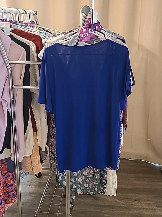 #37 - White House Black Market Royal Blue Braid Design Sleeves, M - Picture 5 of 7